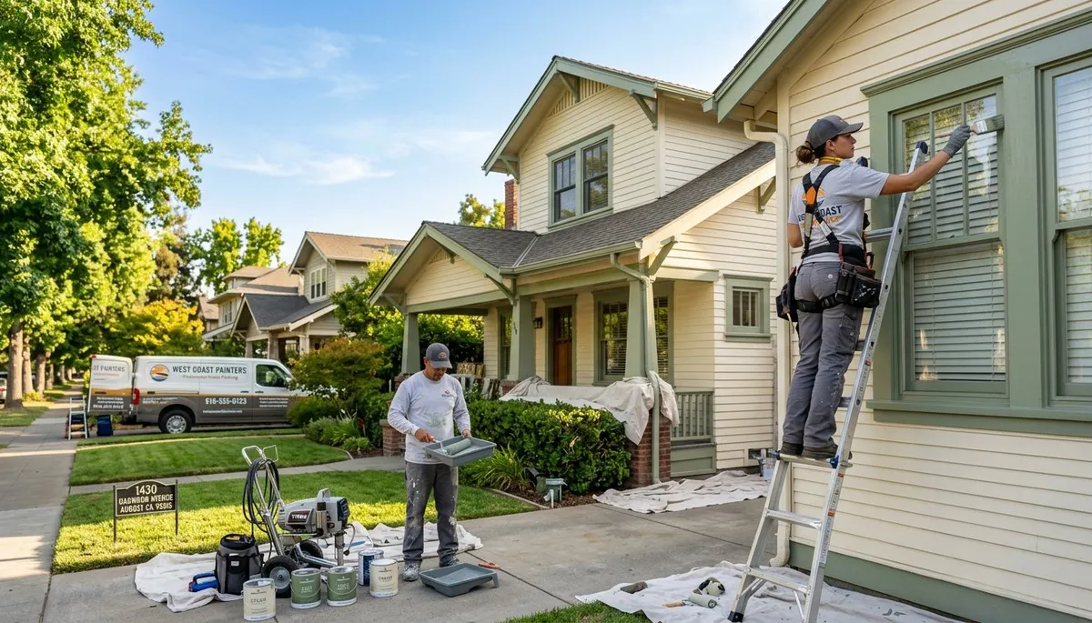 Professional house painting service in Stockton, CA by local residential painting experts