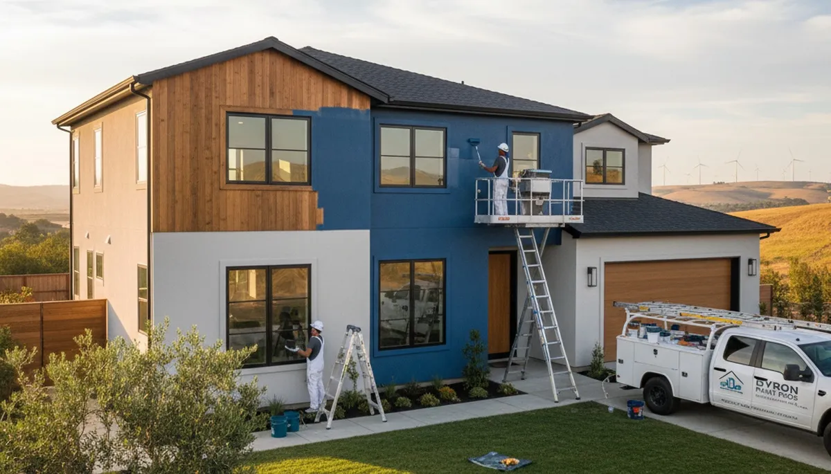 Professional house painting service in Stockton, CA for residential exterior and interior projects