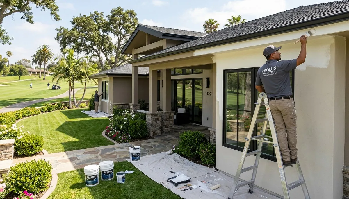Professional house painters in Stockton CA providing exterior and interior home painting services