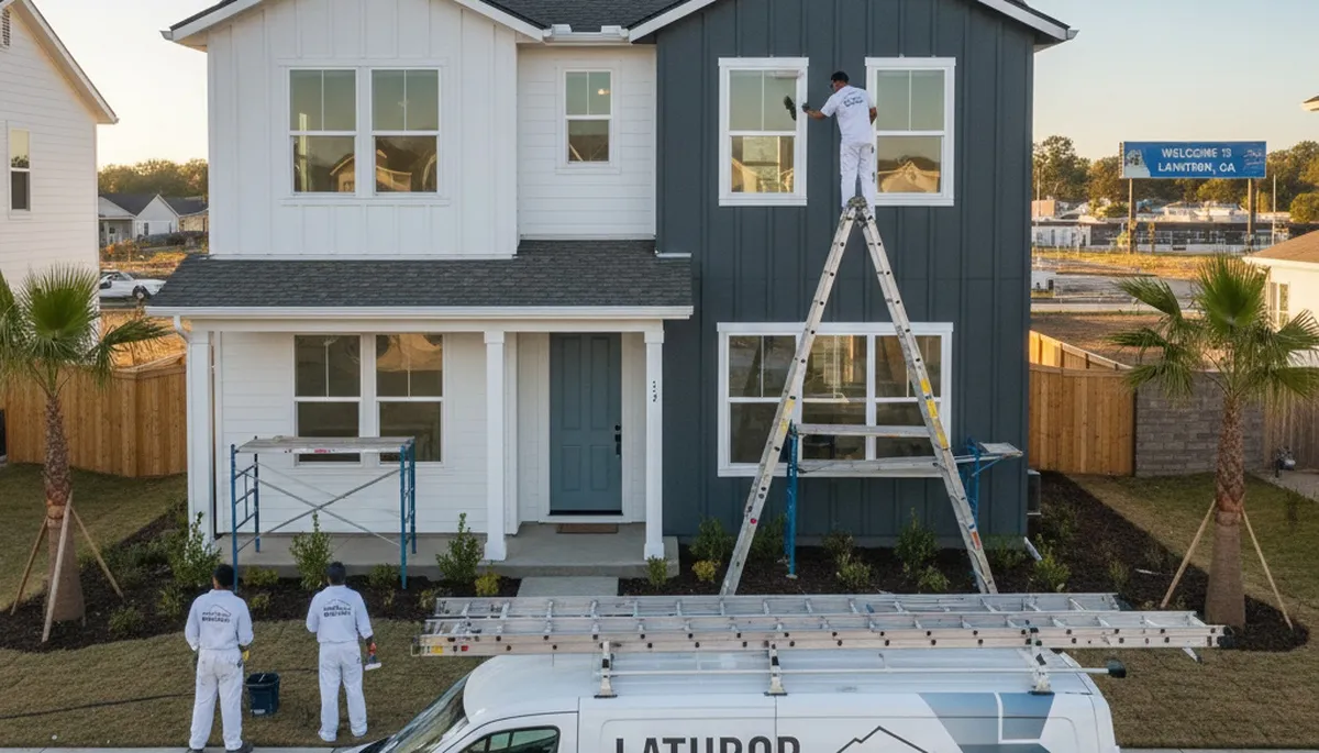 House painting service in Stockton, CA for residential exterior and interior painting projects