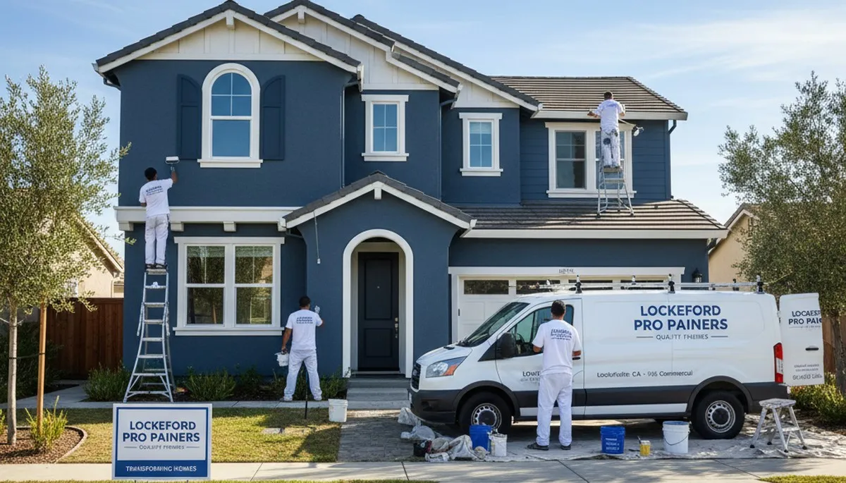Stockton, CA house painting contractor for residential interior and exterior painting services